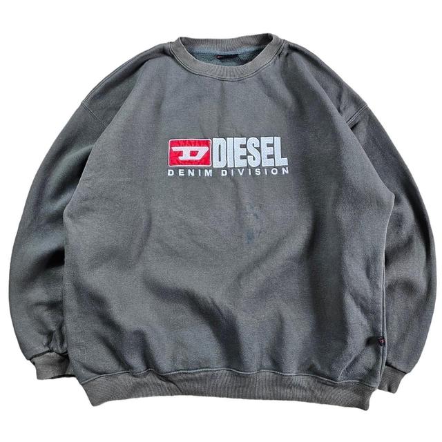 Diesel Men's Sweatshirt - Green/Khaki - XXL on Productcaster.