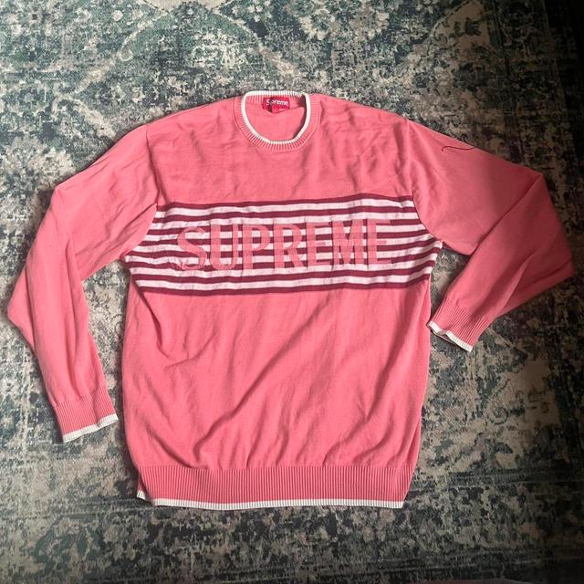 Supreme Men's Sweatshirt - Pink - L on Productcaster.