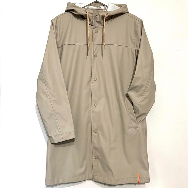 Bershka Men's Raincoat - Cream - S on Productcaster.