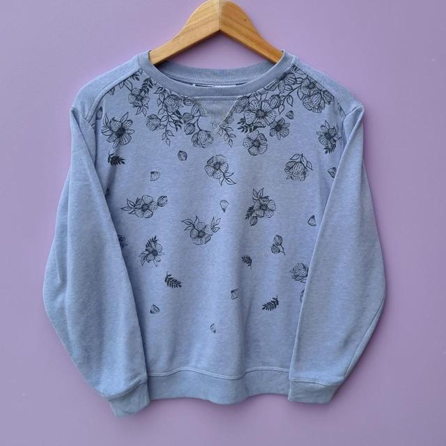 Vintage Women's Sweatshirt - Blue - S on Productcaster.