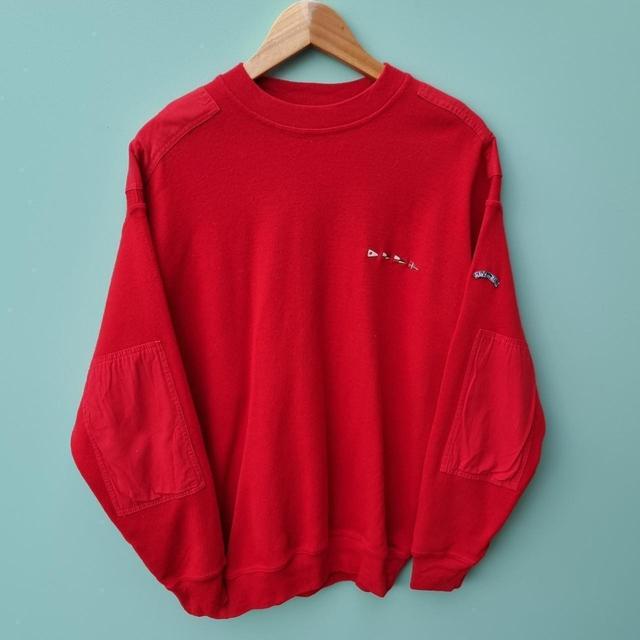 Vintage Men's Jumper - Red - M on Productcaster.