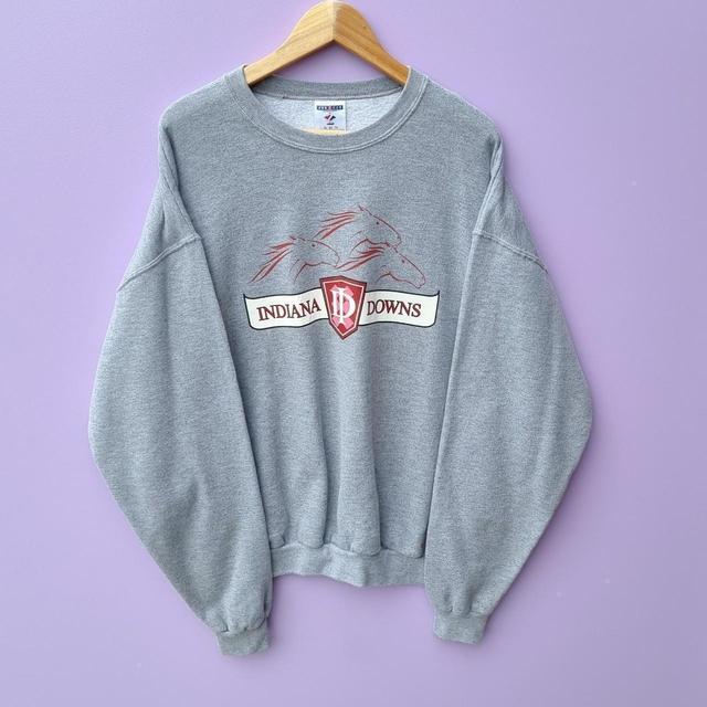 Vintage Men's Sweatshirt - Grey - XL on Productcaster.