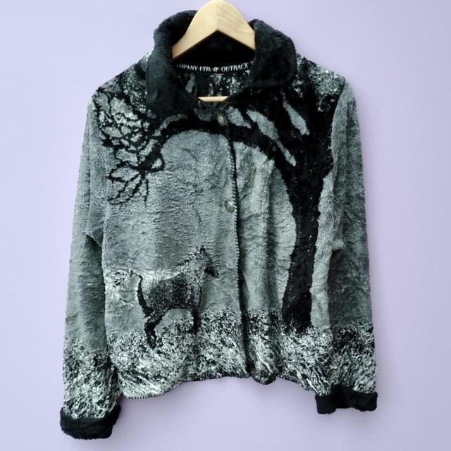 Vintage Women's Jumper - Black/Grey - M on Productcaster.