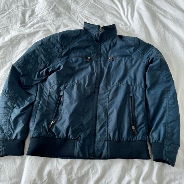 Moncler Men's Coat - Navy/Blue - M on Productcaster.