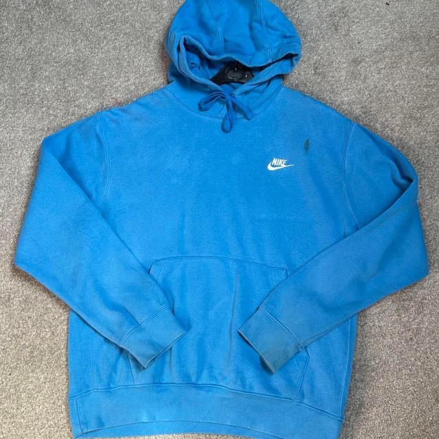 Nike Men's Sweatshirt - Blue - M on Productcaster.