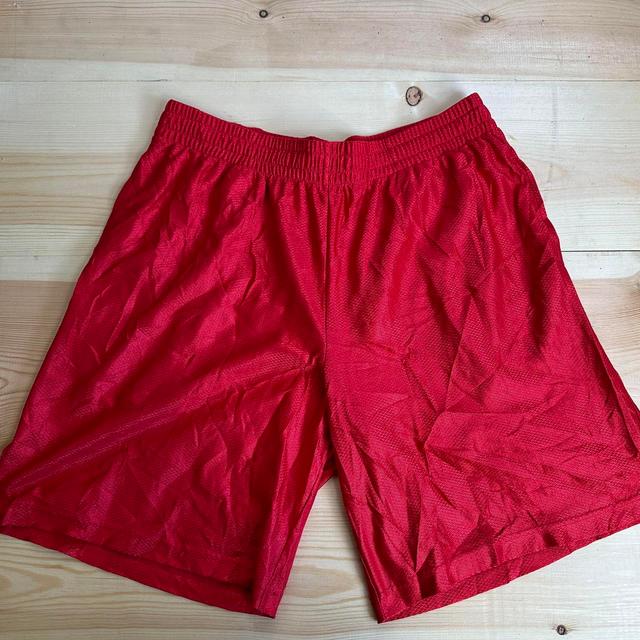 Vintage Men's Shorts - Red - M on Productcaster.