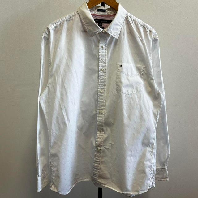 Tommy Hilfiger Men's Shirt - White - XL on Productcaster.