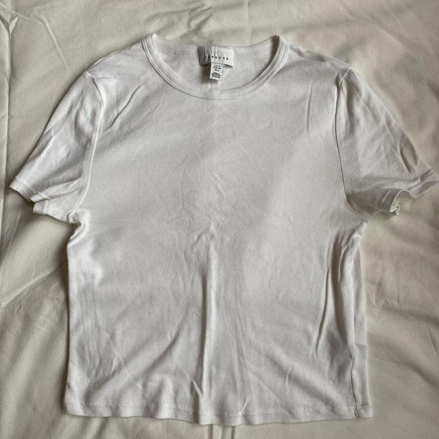 Topshop Women's Crop top - White - 10 on Productcaster.