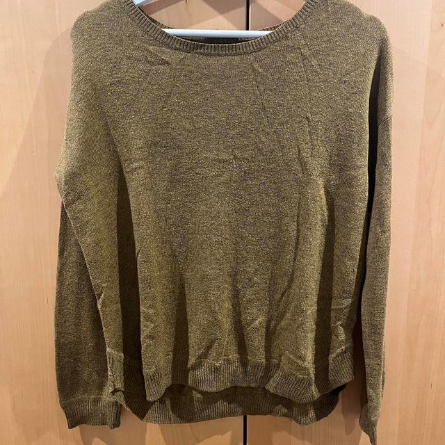 H&M Women's Jumper - Yellow/Brown - XS on Productcaster.