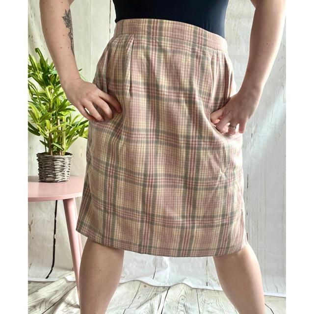 Charter Club Women's Skirt - Brown/Pink - UK 12 on Productcaster.