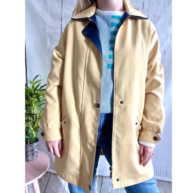 Vintage Women's Coat - Yellow - UK 12 on Productcaster.