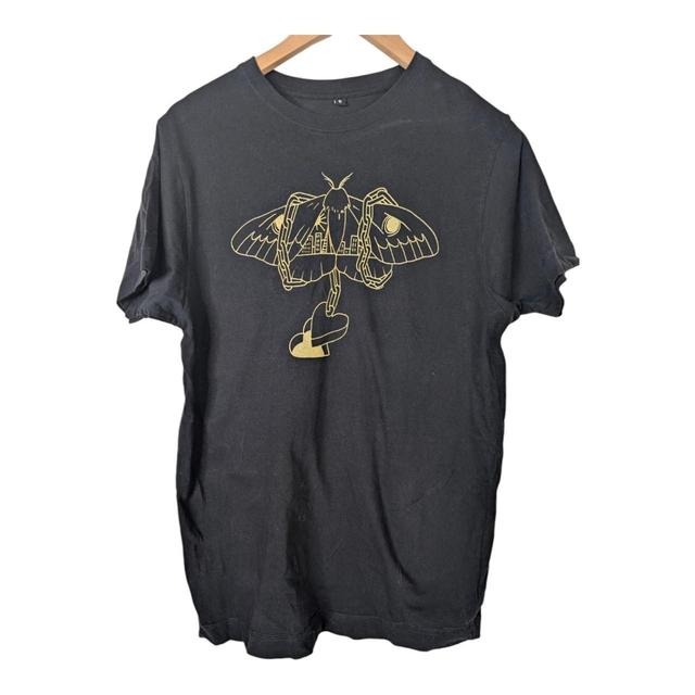 Music Legs Men's T-shirt - Black/Gold - S on Productcaster.