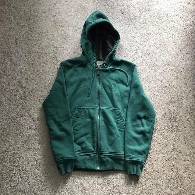 Burberry Men's Hoodie - Green/Grey - S on Productcaster.