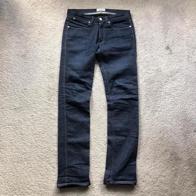 Acne Studios Men's Jeans - Navy/Blue - 29" on Productcaster.