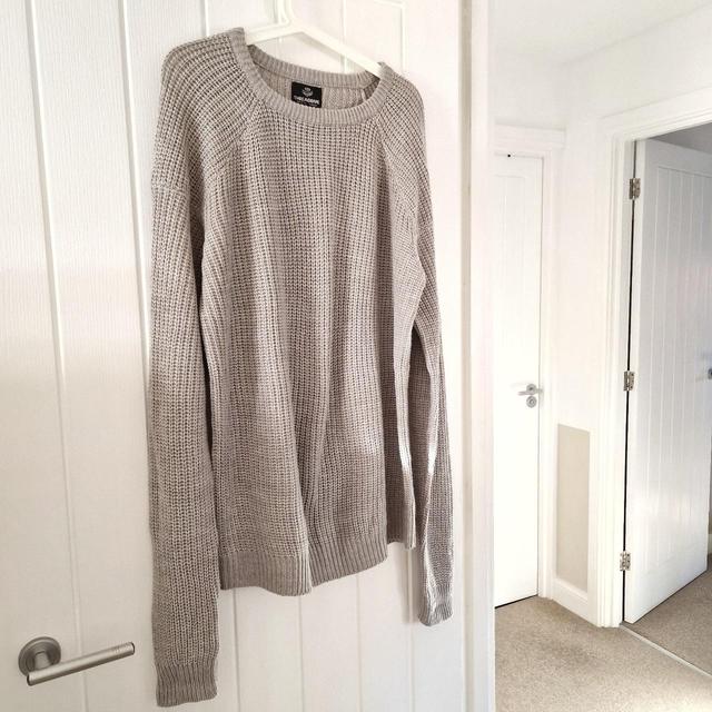 Threadbare Men's Jumper - Grey - S on Productcaster.