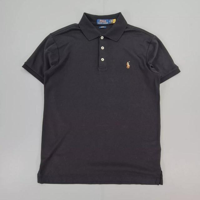 Polo Ralph Lauren Men's Polo shirt - Black/Navy - M on Productcaster.