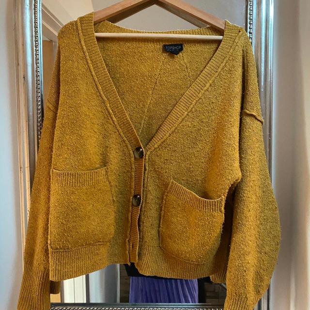 Topshop Women's Cardigan - Yellow - 6 on Productcaster.