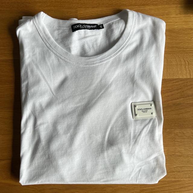 Dolce & Gabbana Men's T-shirt - White - M on Productcaster.