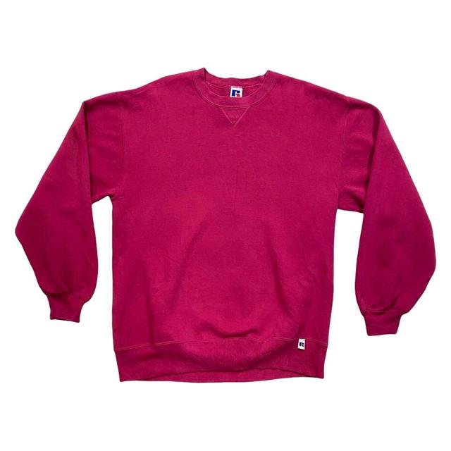 Vintage Men's Sweatshirt - Pink - L on Productcaster.