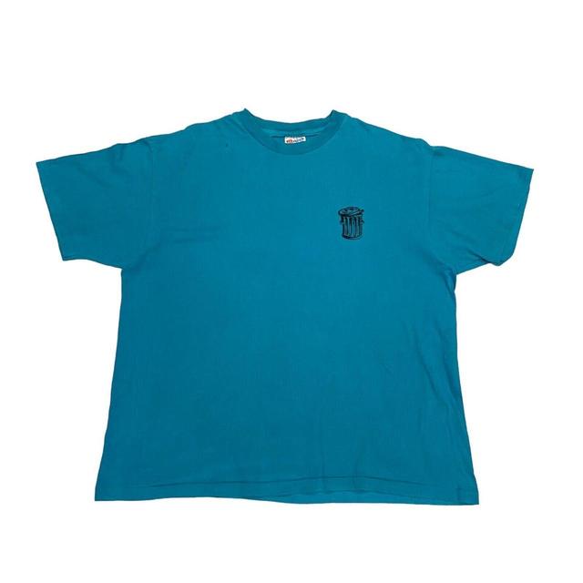 Hanes Men's T-shirt - Blue - L on Productcaster.