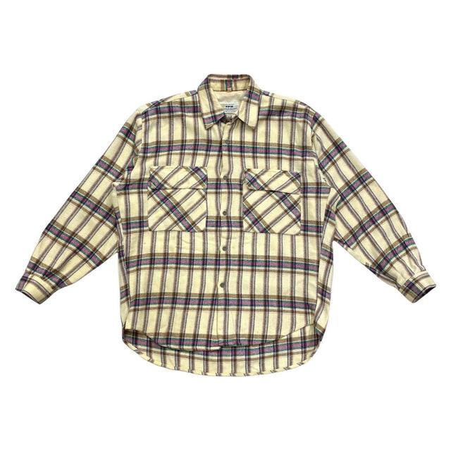 Vintage Men's Shirt - Cream - M on Productcaster.