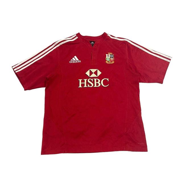 Adidas Men's T-shirt - Red - L on Productcaster.