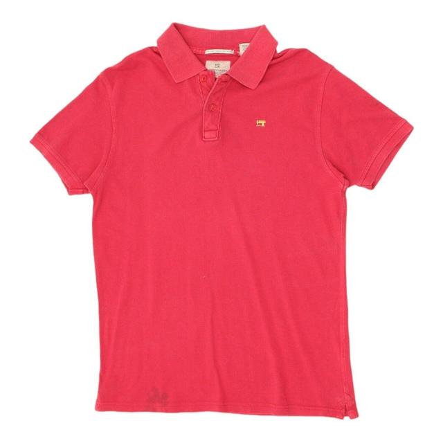 Scotch & Soda Men's Polo shirt - Red - M on Productcaster.