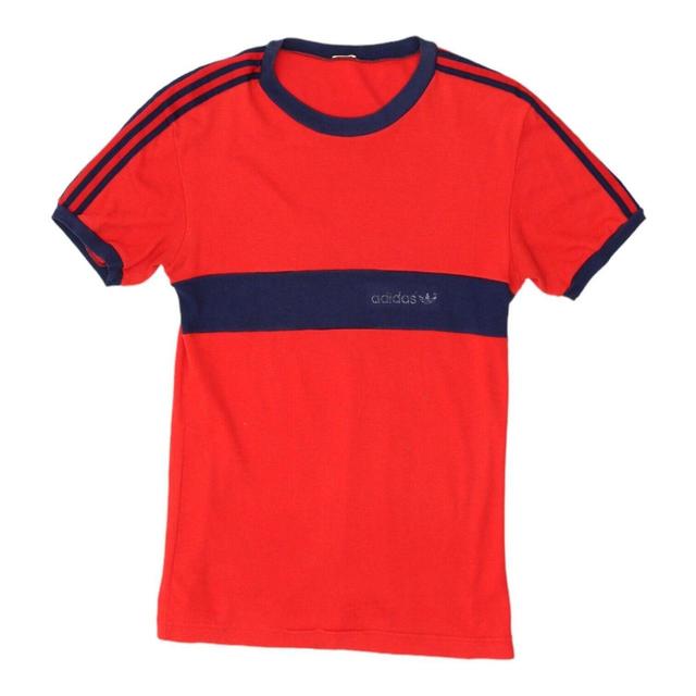 Adidas Men's T-shirt - Red - S on Productcaster.