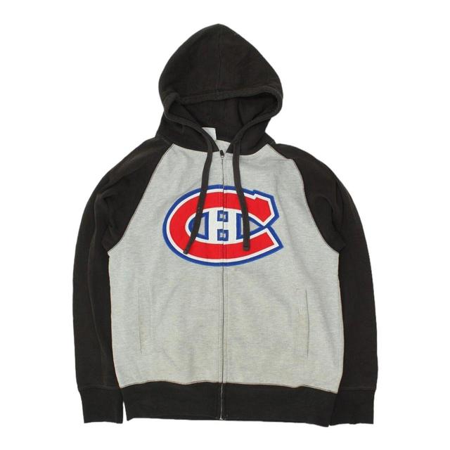 NHL Men's Hoodie - Grey - L on Productcaster.