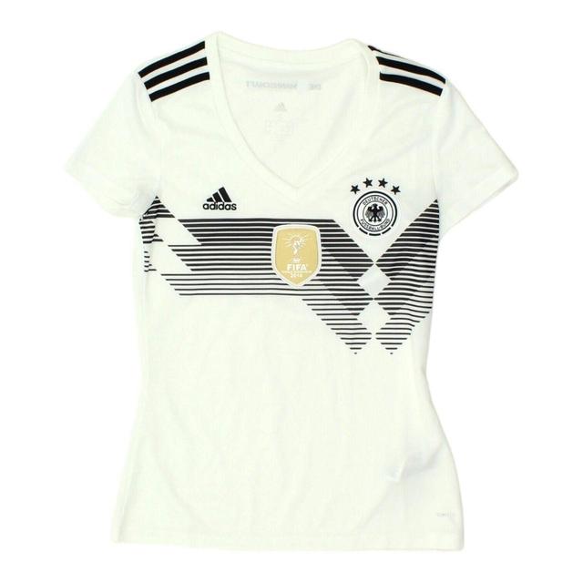 Adidas Women's Shirt - White - S on Productcaster.