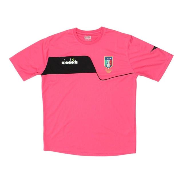 Diadora Men's T-shirt - Pink - L on Productcaster.