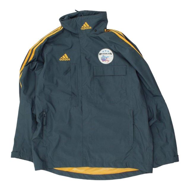 Adidas Men's Jacket - Green - L on Productcaster.