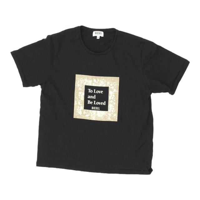 Diesel Men's T-shirt - Black - M on Productcaster.