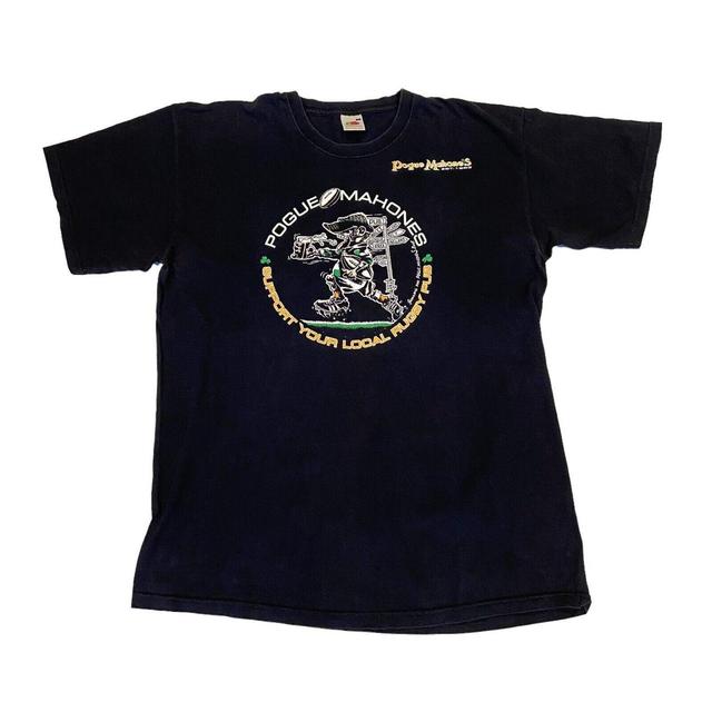 Vintage Men's T-shirt - Black - L on Productcaster.