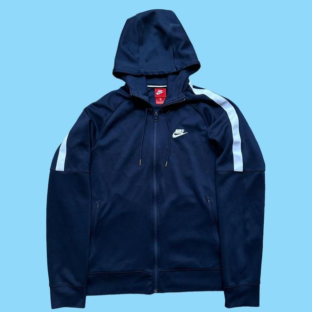 Nike Men's Lightweight Jacket - Navy/Blue - M on Productcaster.