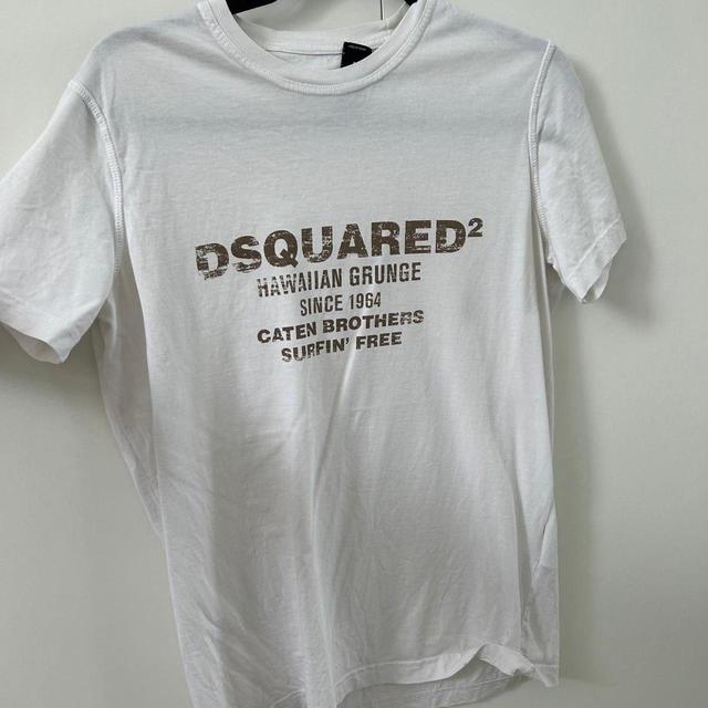 Dsquared2 Men's T-shirt - White - L on Productcaster.