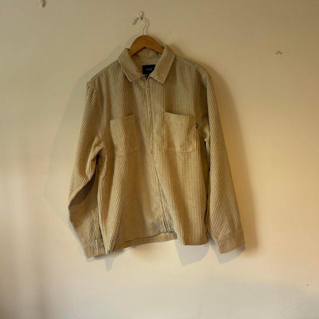 HUF Men's Shirt - Tan - M on Productcaster.