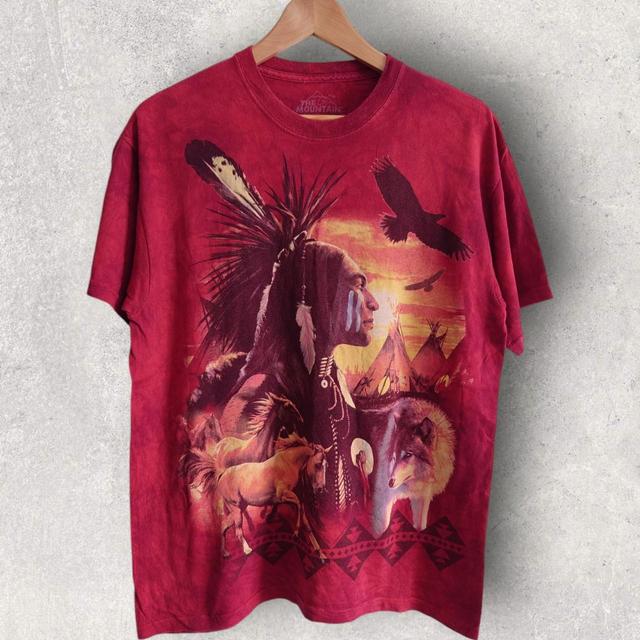 The Mountain Men's T-shirt - Red - M on Productcaster.