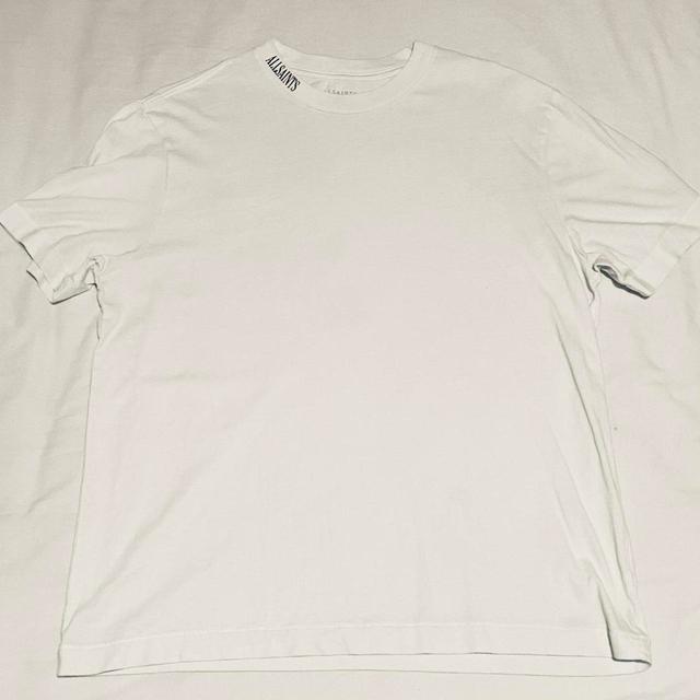 AllSaints Men's T-shirt - White - S on Productcaster.