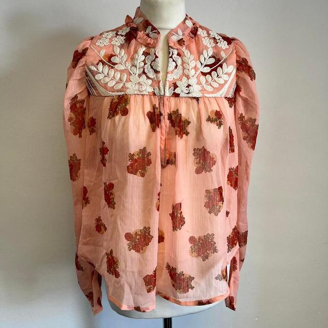 Free People Women's Blouse - Pink - XS on Productcaster.