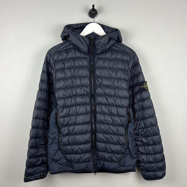 Stone Island Men's Jacket - Navy - S on Productcaster.