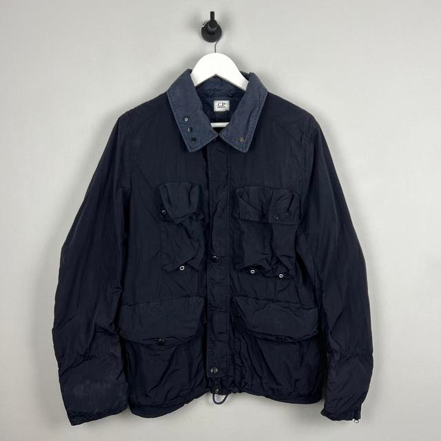 CP Company Men's Jacket - Blue/Navy - M on Productcaster.