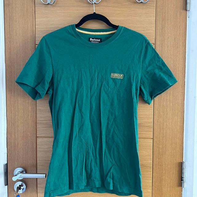 Barbour Men's T-shirt - Green - S on Productcaster.