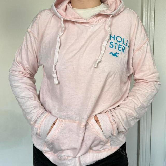 Hollister Co. Women's Hoodie - Pink - S on Productcaster.