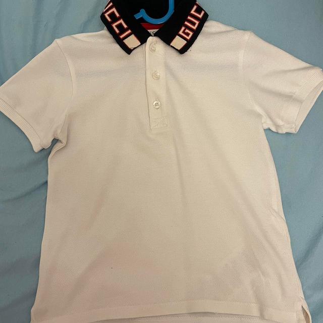 Gucci Kids' Polo shirt - White - 4 years on Productcaster.