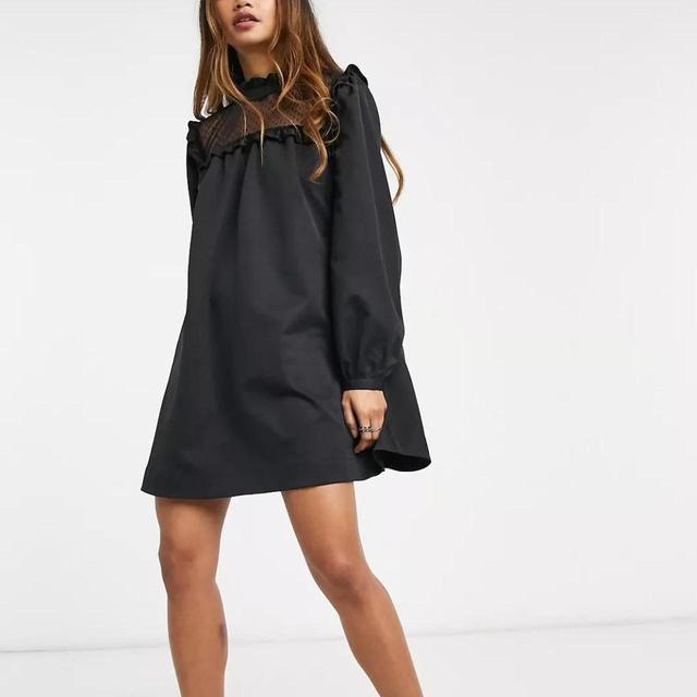 Topshop Women's A-line Dress - Black - 12 on Productcaster.