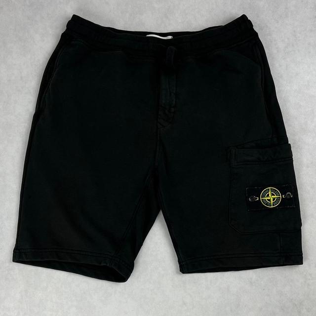 Stone Island Men's Shorts - Black - M on Productcaster.