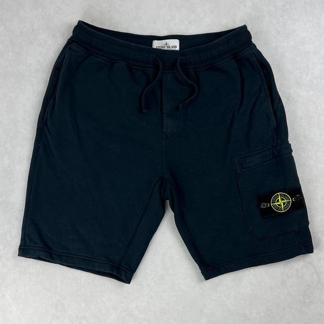 Stone Island Men's Shorts - Navy - M on Productcaster.