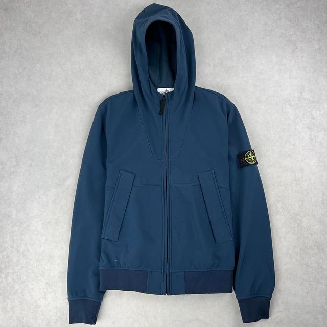 Stone Island Men's Jacket - Navy/Blue - L on Productcaster.