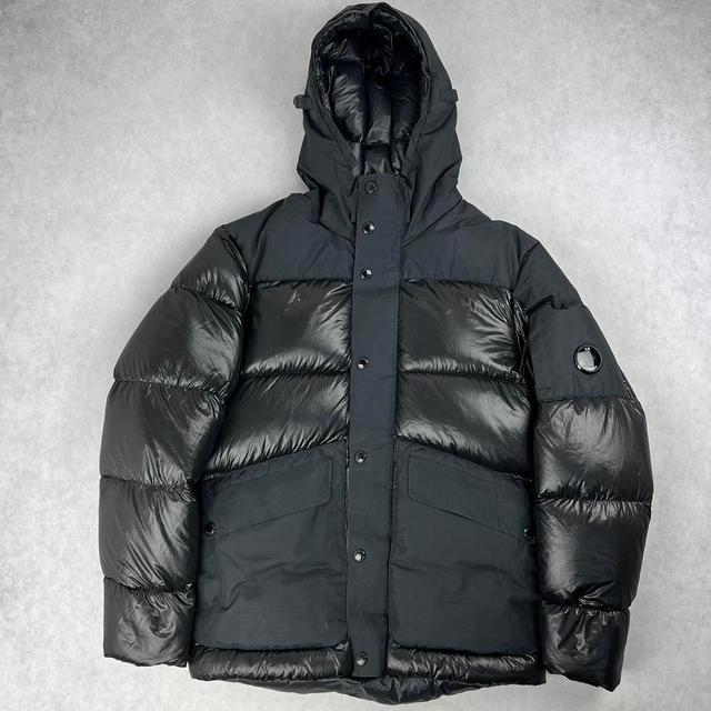 CP Company Men's Jacket - Black - S on Productcaster.